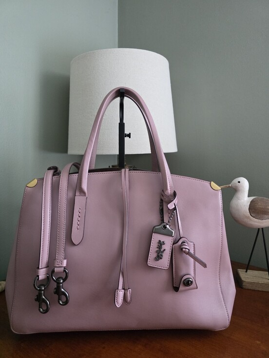Coach Handbags - Coach 22821 Cooper Carryall Dusty Rose Glovetanned Leather Satchel Bag 1941